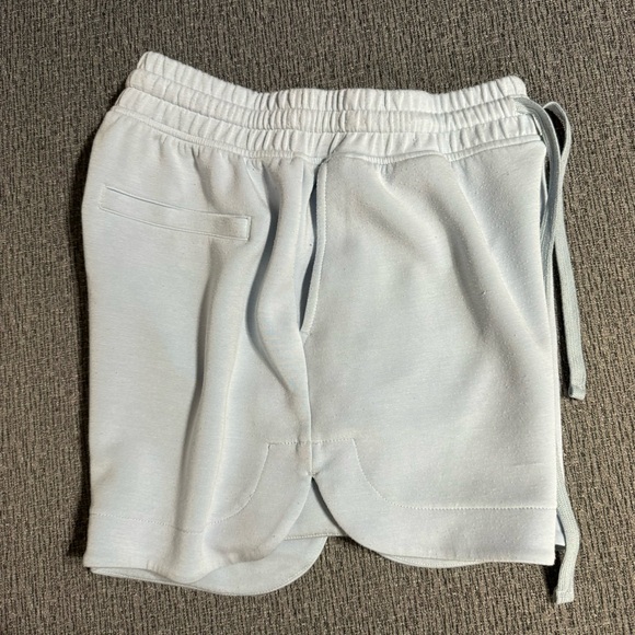 Rae Mode Scuba Tulip Shorts in Soft Blue - Picture 7 of 16